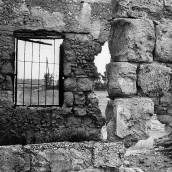 palestinian house and old window