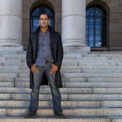 yaron by the parliament house 