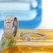 rings and glass